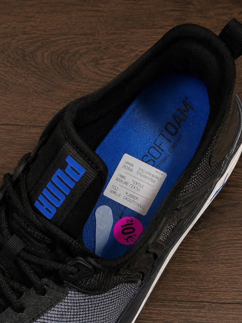 Puma Men’s Gray, Black & Blue Athletic Trainers